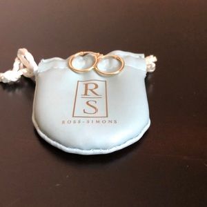Ross simons 14k gold hoop earrings